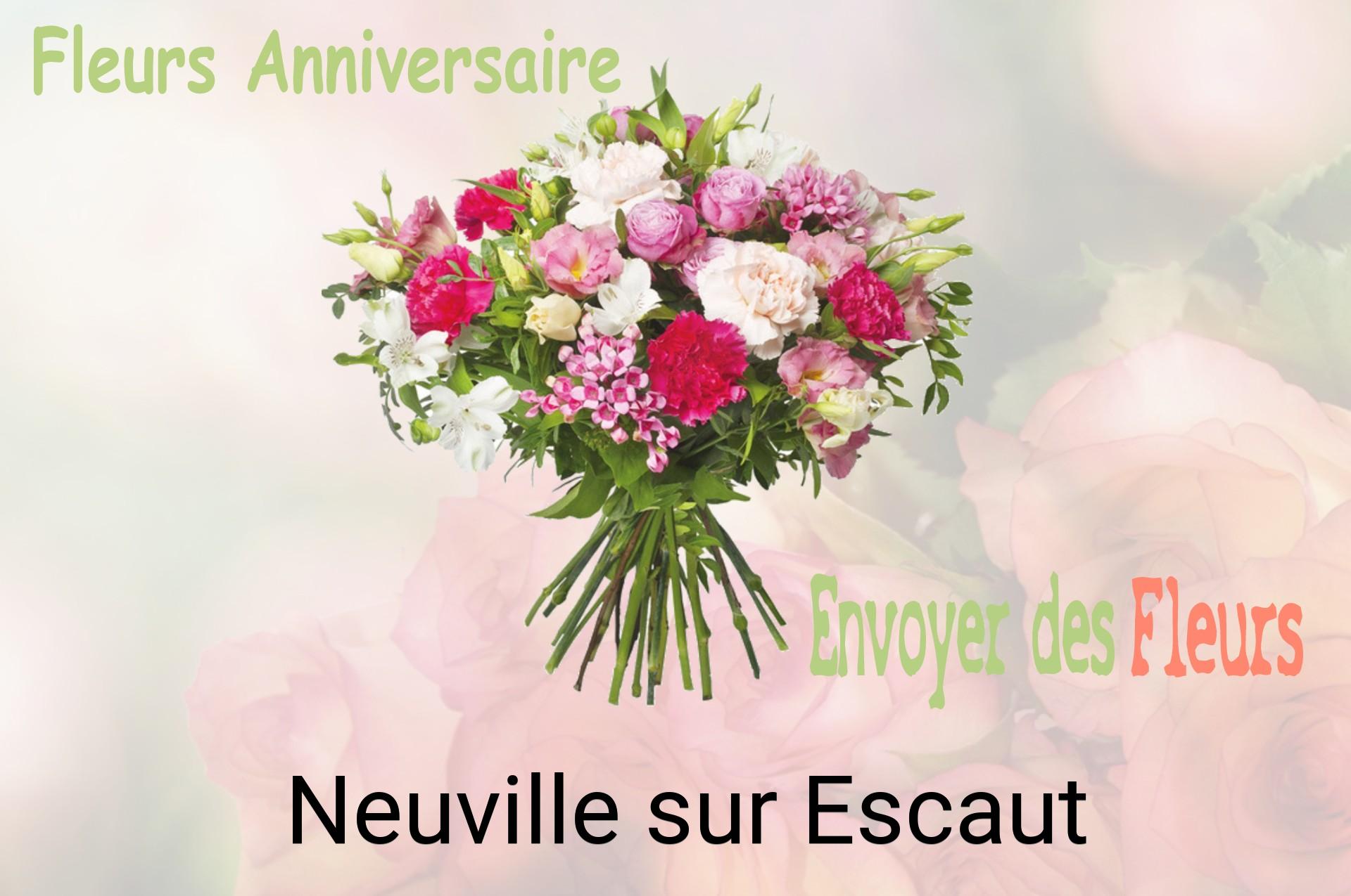 Bouquet de fleurs d’anniversaire livré à Neuville-sur-Escaut