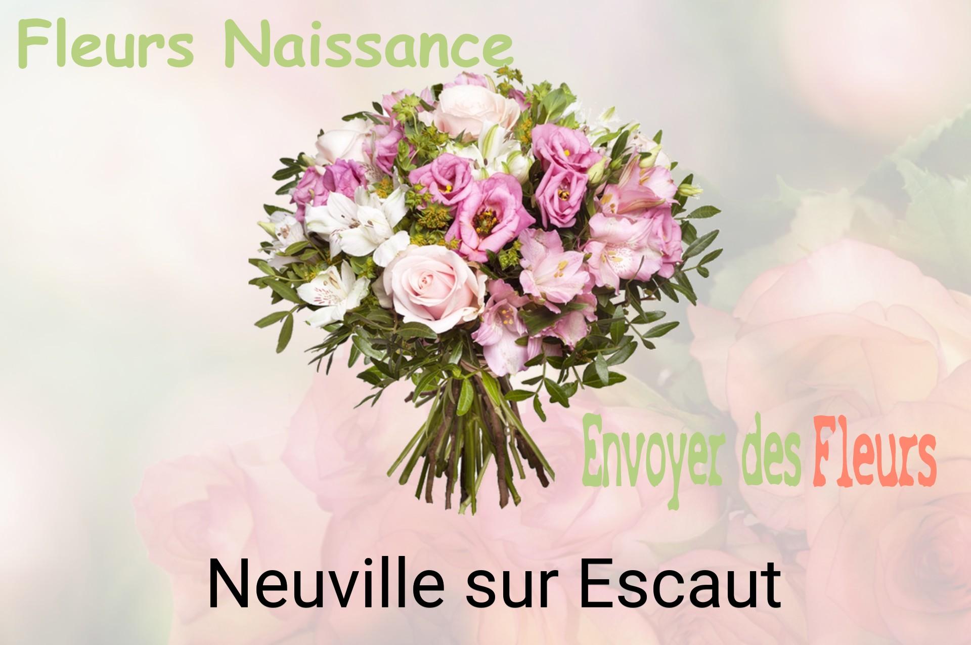 Bouquet de fleurs de naissance livré à Neuville-sur-Escaut